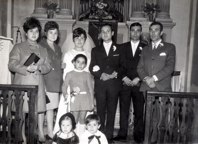 La boda de Francisco Gómez (San Pedro) y su mujer pilareña