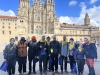 Los deportistas de Aidemar en Santiago de Compostela