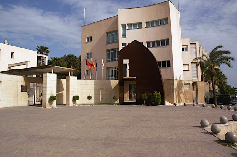 Exterior del Centro de Tecnificación Deportiva de Los Narejos