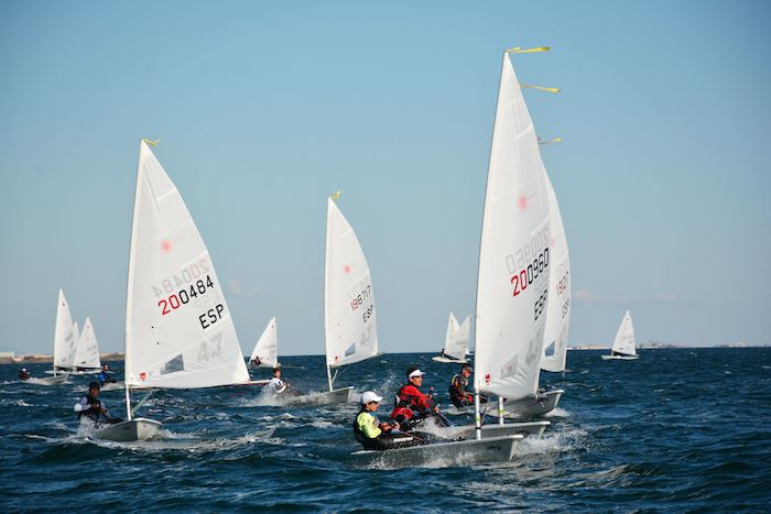 Campeonato de España Laser 4.7 celebrado en el Mar Menor