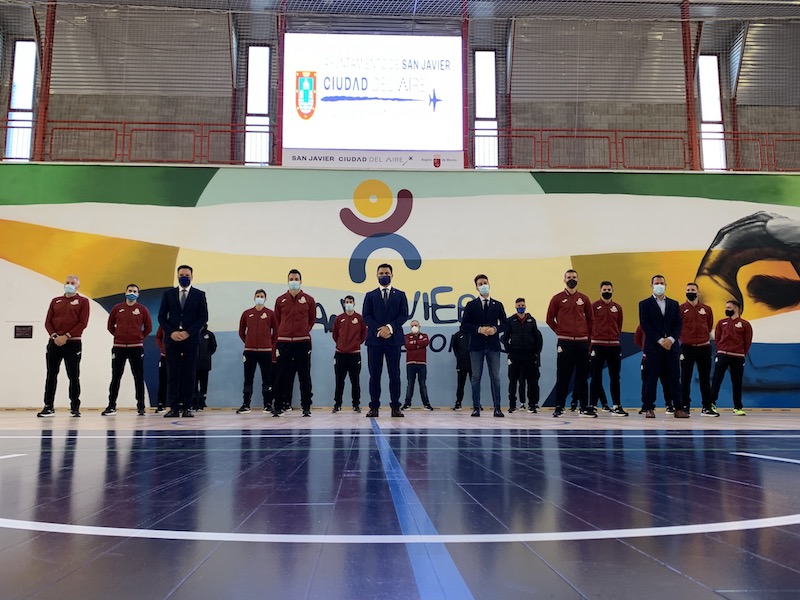 Inauguración del pabellón deportivo de San Javier tras las reparaciones
