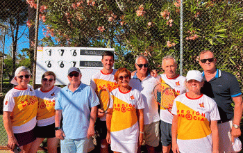 Los equipos masculino y femenino, formado por los tres campeones regionales murcianos de +45, +55 y +65 se desplazaron el pasado jueves a Mallorca para disputar el Campeonato de España Mapfre de Tenis por Equipos Seniors de Comunidades Autónomas que organiza y financia la Real Federación Española de Tenis.