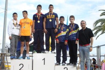 Campeones piragua en las fiestas de San Javier 2014