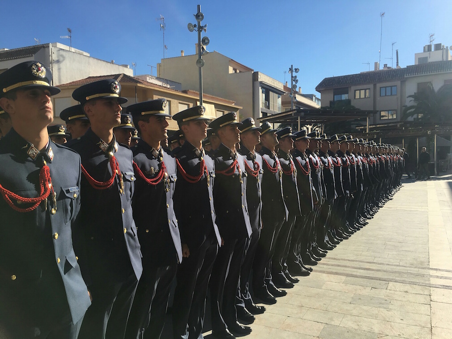 Los alumnos de la 73 promoción de la Academia General del Aire