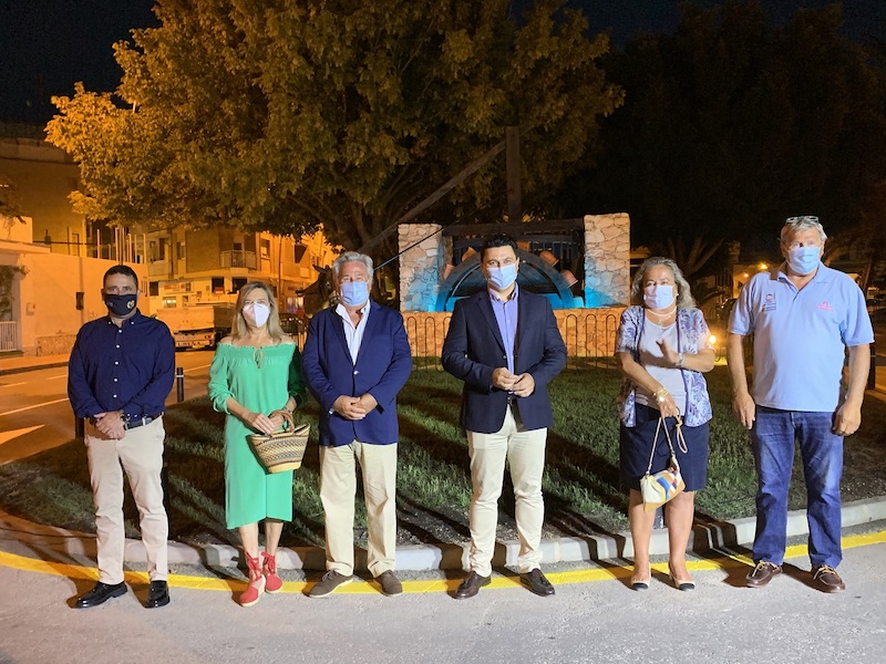 Parte de la familia Barnuevo, que donó la aceña