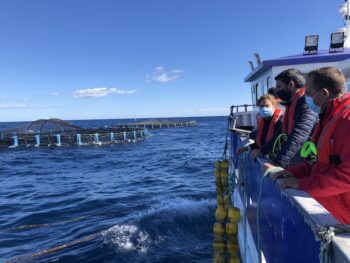 Visita a las granjas acuícolas en la costa pinatarense