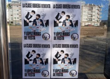Carteles de Frente Obrero en Torre Pacheco