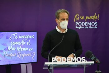 El secretario de Organización de Podemos, Ángel Luis Hernández