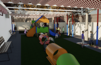 Imagen de la futura escuela infantil de Los Alcázares