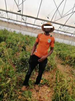 El trabajador agrícola cuenta las escasas condiciones de seguridad en el campo