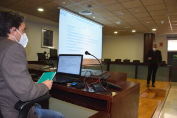 Los profesores de la UPCT exponen el estudio sobre el agua en el Ayuntamiento de San Javier
