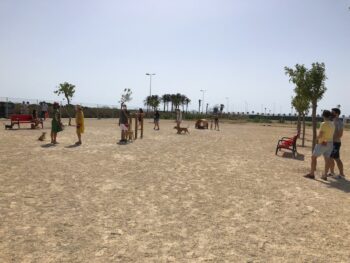 Parque canino del Gonio, en Los Narejos