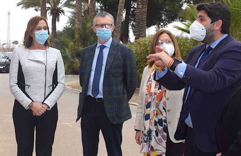 El presidente Fernando López Miras con la vicepresidenta Isabel Franco
