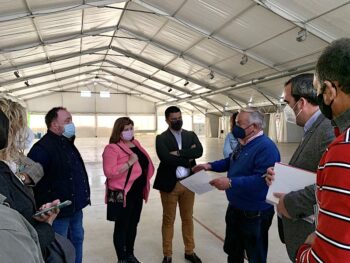 La carpa de San Javier será centro de vacunación