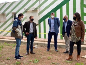 Visita a las obras del Espacio Joven de Torre Pacheco