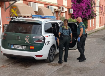 La Guardia Civil siguió el rastro de los agresores