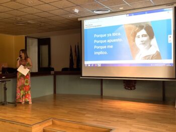 Presentación de la web de igualdad en San Javier
