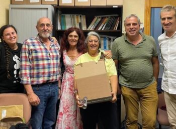 Parte de la Comisión para la ILP del Mar Menor, con el total de las firmas