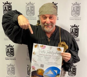 El actor José Antonio Ortas, guía de las visitas de Torre Pacheco