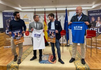 Presentación del Campeonato Universitario de Natación en Torre Pacheco