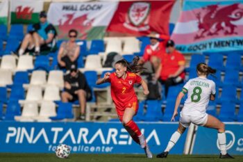 Una jugadora de la Selección Española