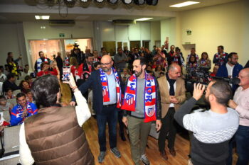 Juanfran llegando a San Pedro del Pinatar