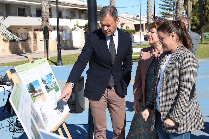 Presentación de las obras de renovación de parques en San Pedro del Pinatar