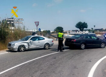 Accidente en la carretera de El Mirador