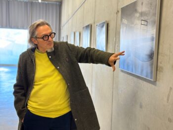 Frédéric Volkringer en la Biblioteca de Torre Pacheco