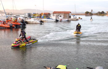 Motos náuticas en el Mar Menor