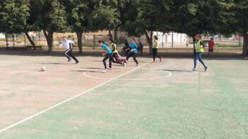 Pista deportiva en Maspalomas que se reformará este verano