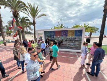 Inauguración del punto de información turística en La Ribera