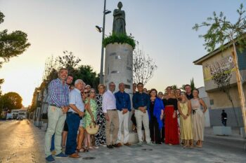 Pepe Ibáñez con el Grupo de Teatro San Javier
