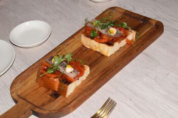 Brioche con sardina de El Chato