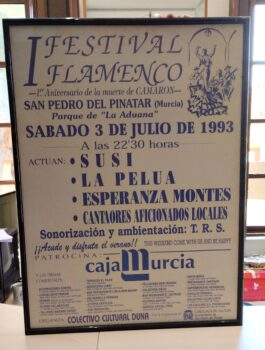 Cartel del Primer Festival de Flamenco, en 1993