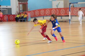 Lance del juego en uno de los partidos