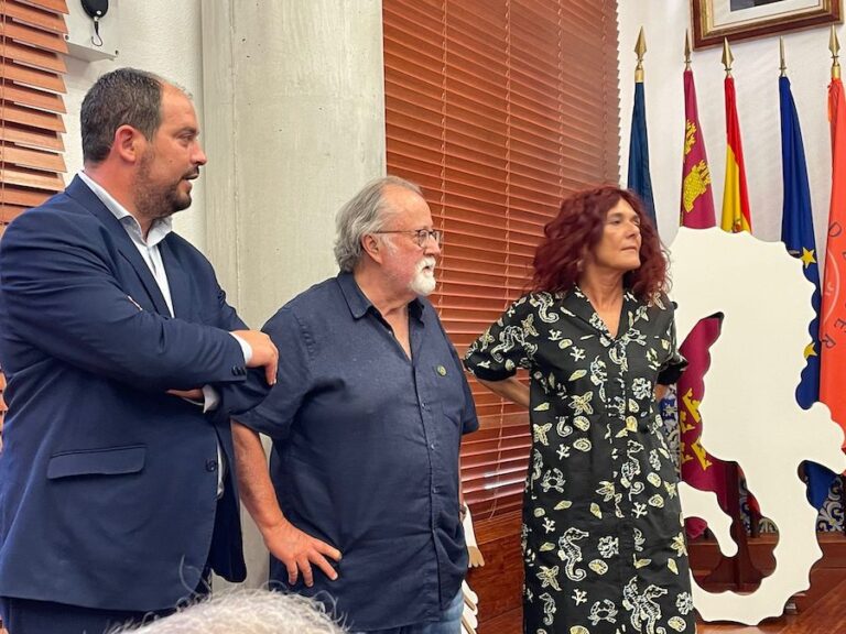 Los tres tutores del Mar Menor, Mario Pérez, Miguel Ángel Esteve y Teresa Vicente