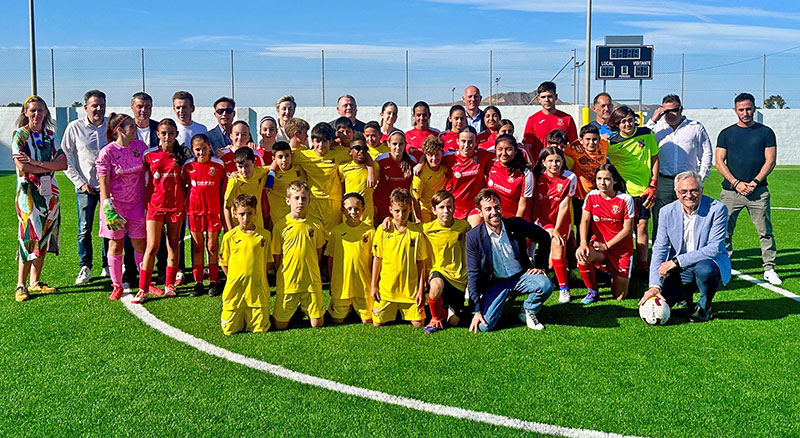 Inauguración campo de fútbol 8 en Torre Pacheco