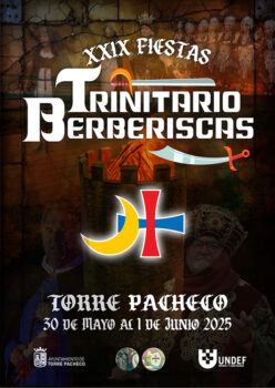 Alt: Cartel de la fiesta de Trinitarios y Berberiscos de Torre Pacheco 2025