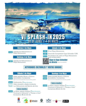 Cartel de VI Splash In de Los Alcázares Cartel y programación VI Splash In 2025