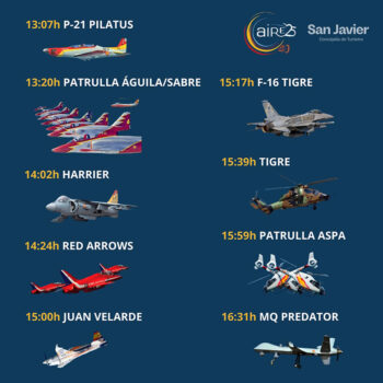 Exhibiciones Aire 25 domingo 15 de junio