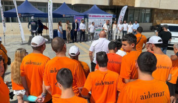Alumnos de Aidemar presencian la presentación de Aidermarcha 2025