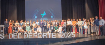 Foto de familia de la Gala del Deporte 2025 de Torre Pacheco