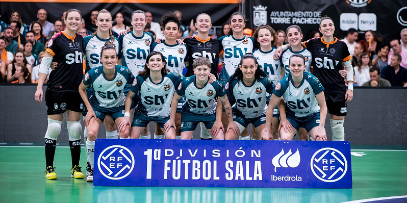 Plantilla del STV Roldán que se enfrentó al Futsi