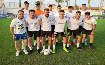 El equipo Campoamorgrafi, que ganó la liga de veteranos de San Pedro del Pinatar