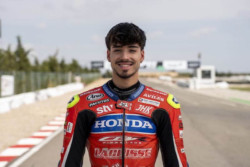 El joven piloto sanjaviereño Borja Gómez en una imagen de RIbera Salud