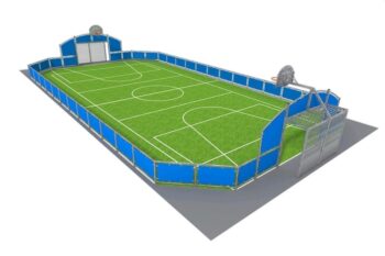 Diseño de la pista polideportiva proyectada para El Albujón
