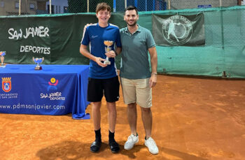 Álvaro Pardo, subcampeón del Ránking del Club de Tenis San Javier Álvaro Pardo, subcampeón del Ranking del Club de Tenis San Javier