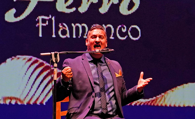 Concursante del 45 Festival Internacional de Cante Flamenco de Lo Ferro