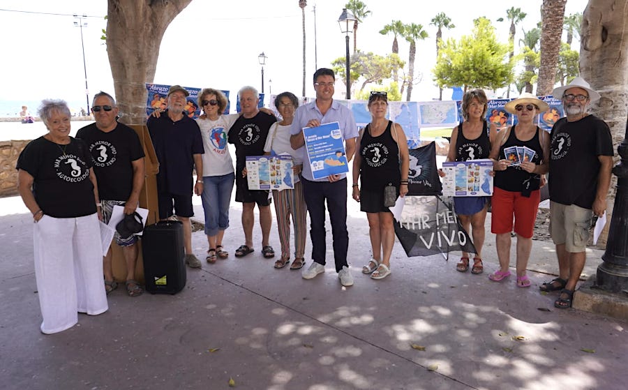 Presentación del Abrazo al Mar Menor